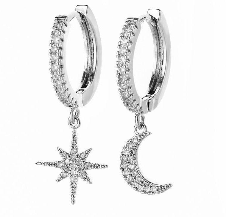 LOUISE STAR MOON EARRINGS