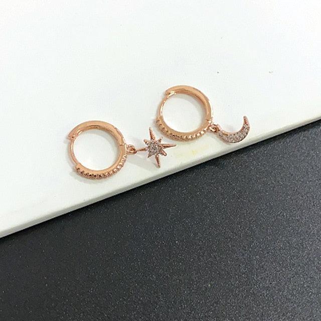 LOUISE STAR MOON EARRINGS